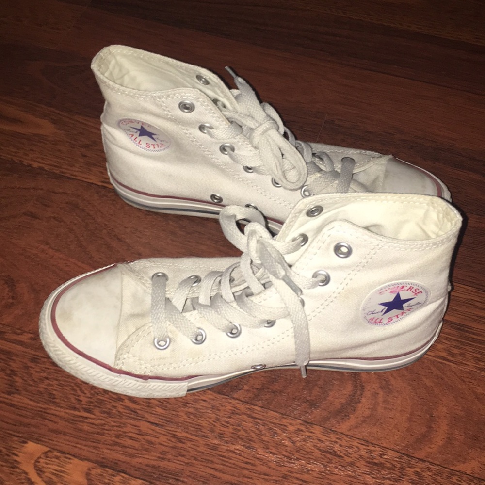 White high top converse